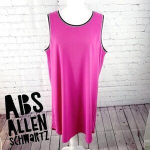 ABS Allen Schwartz Fuchsia Jersey Tank Dress